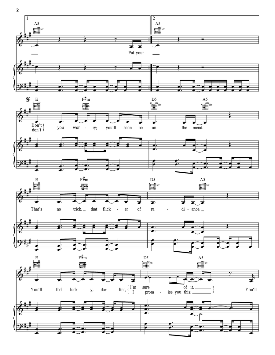Get Good Get Good Piano, Vocal, Guitar scores gallery preview page 2