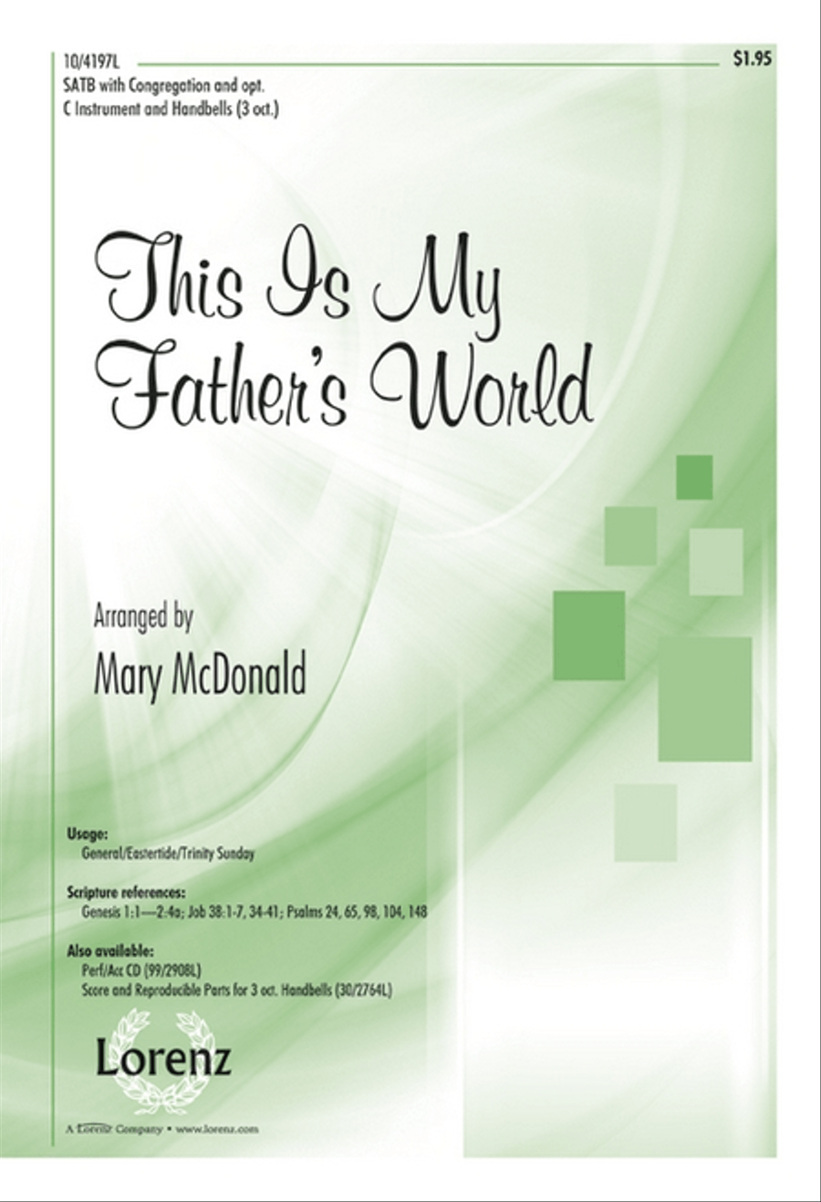 This Is My Father's World 4-Part scores gallery preview page 1