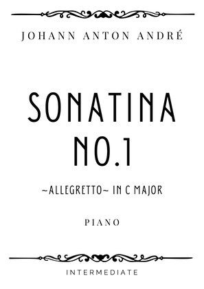 Book cover for André - Sonatina No. 1 Op. 34 in C Major (Rondo: Allegretto) - Intermediate