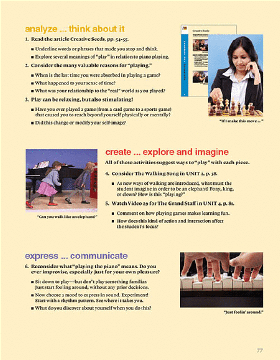 Primer Level Teacher Guide – Second Edition Piano Method scores gallery preview page 5