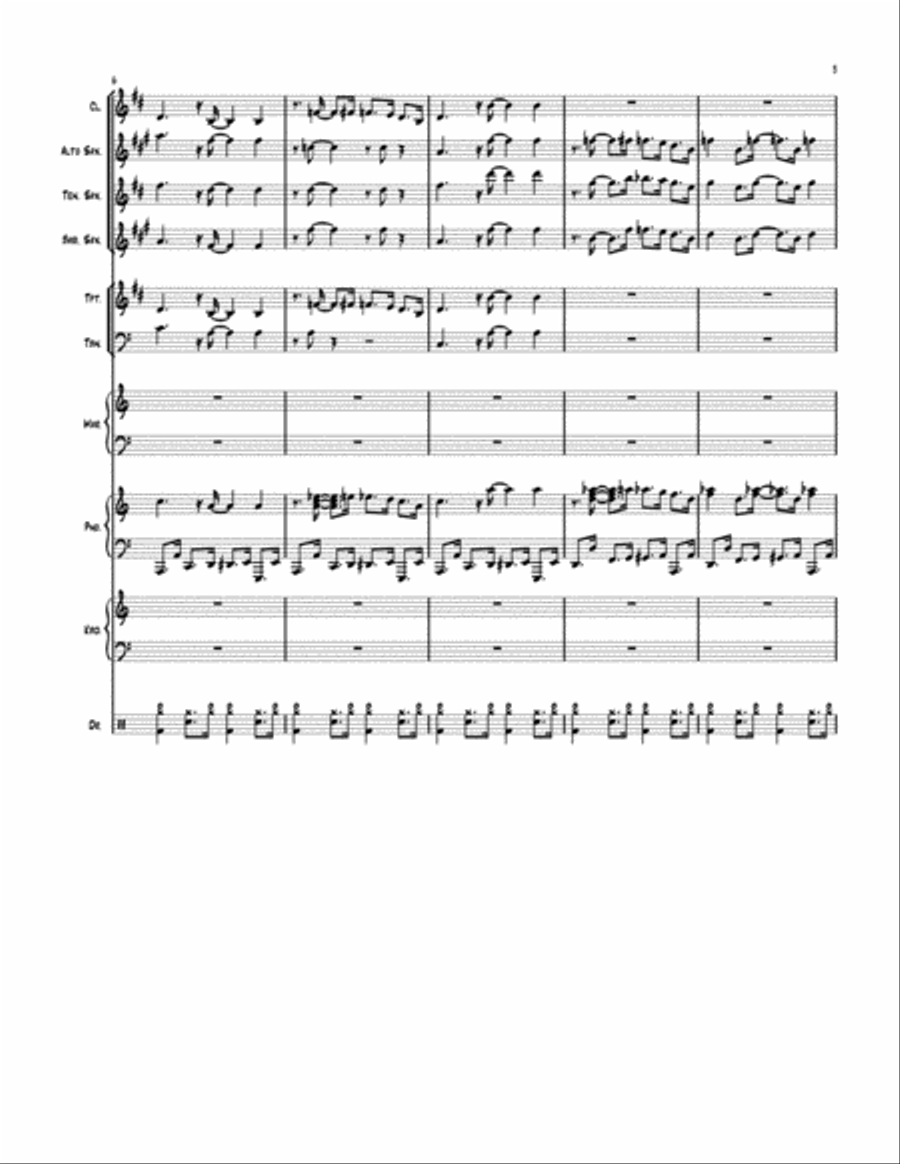 Electric Boogie Jazz Ensemble scores gallery preview page 3