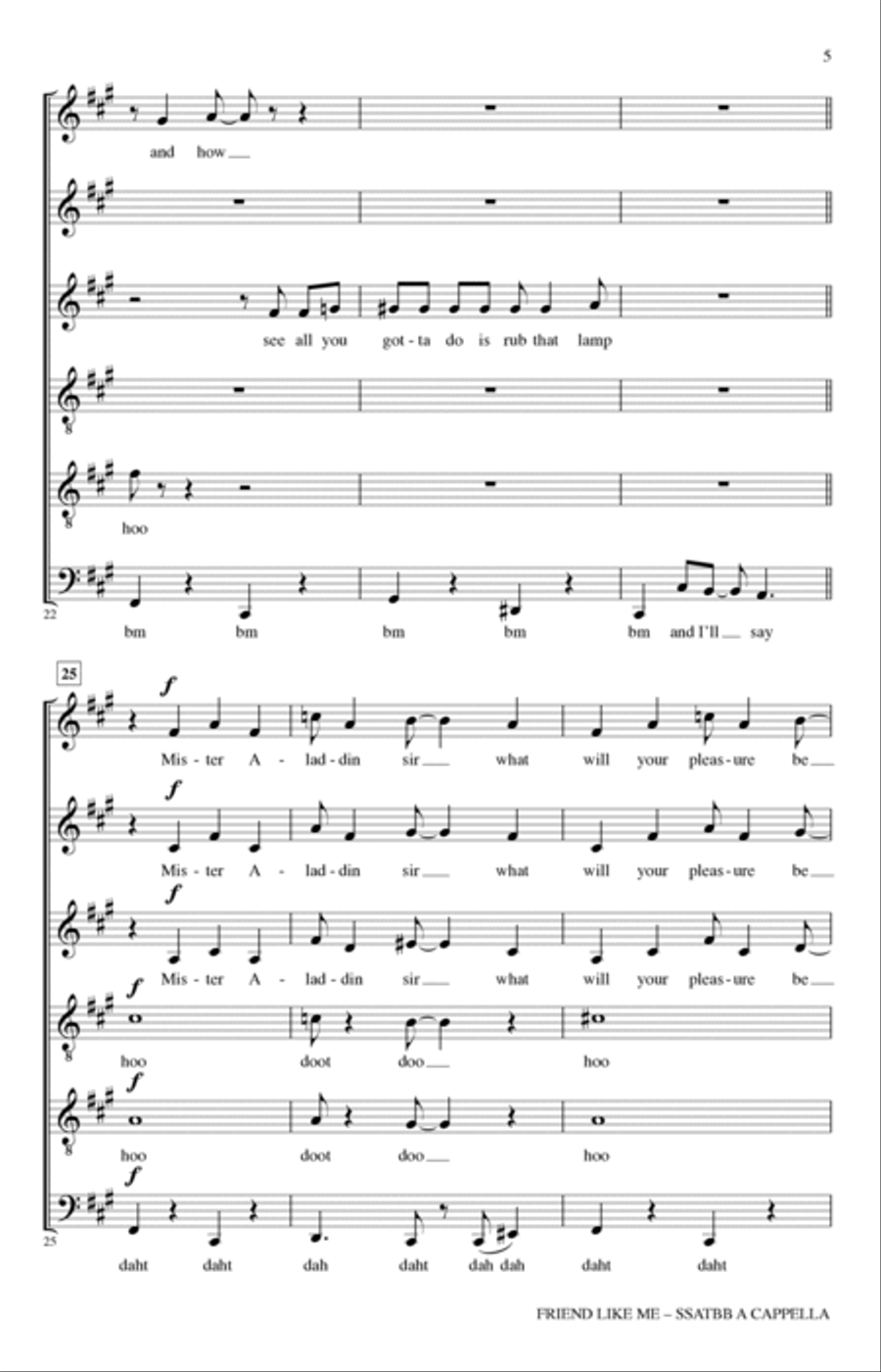 Friend Like Me (from Aladdin) (arr. Deke Sharon)