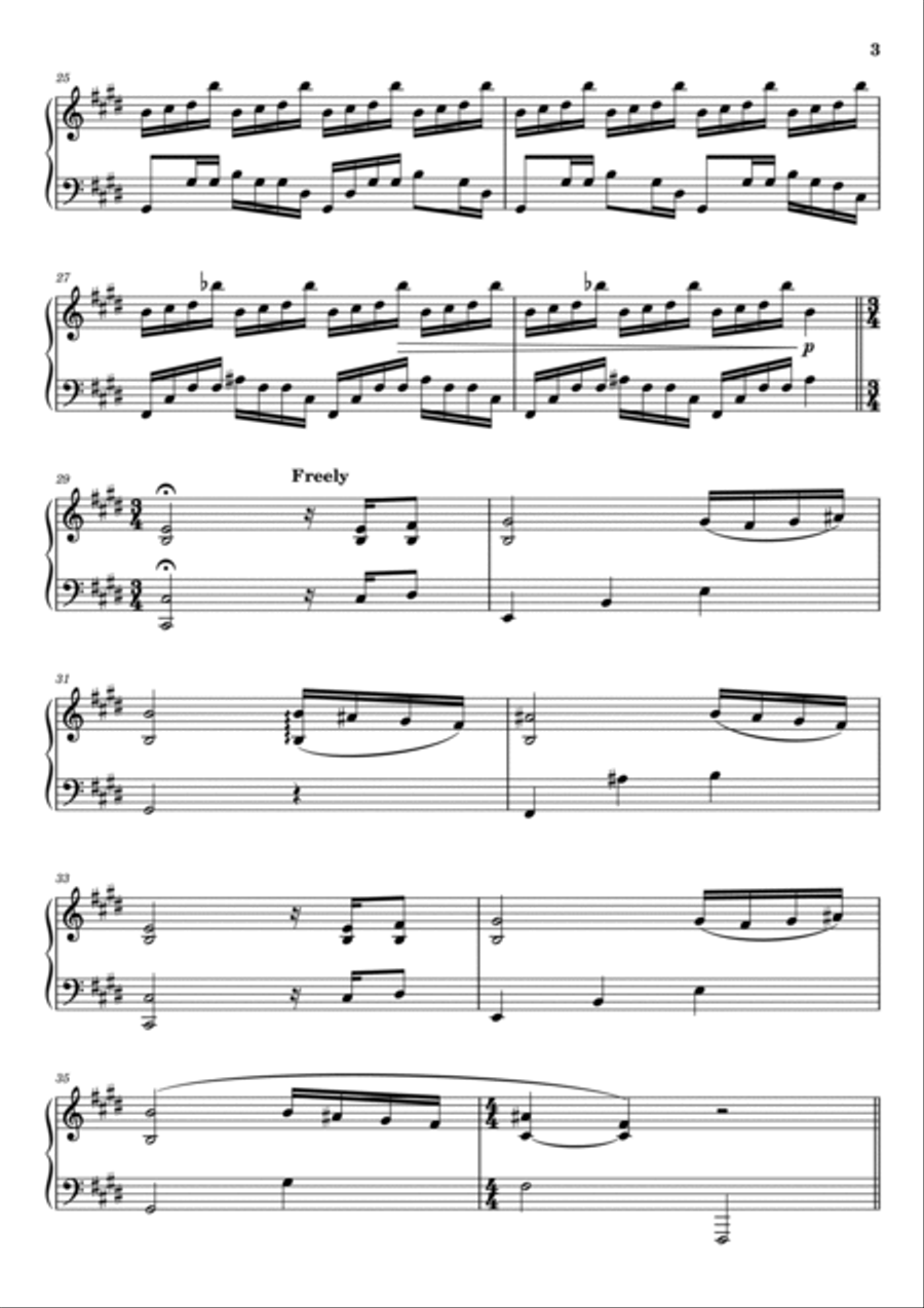 I Love You Piano Solo scores gallery preview page 3