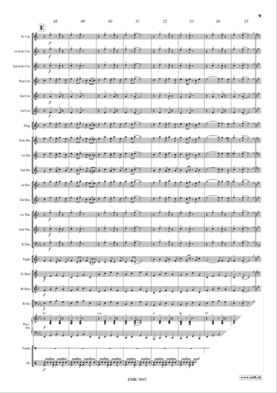 Let's Twist Again Brass Band scores gallery preview page 10