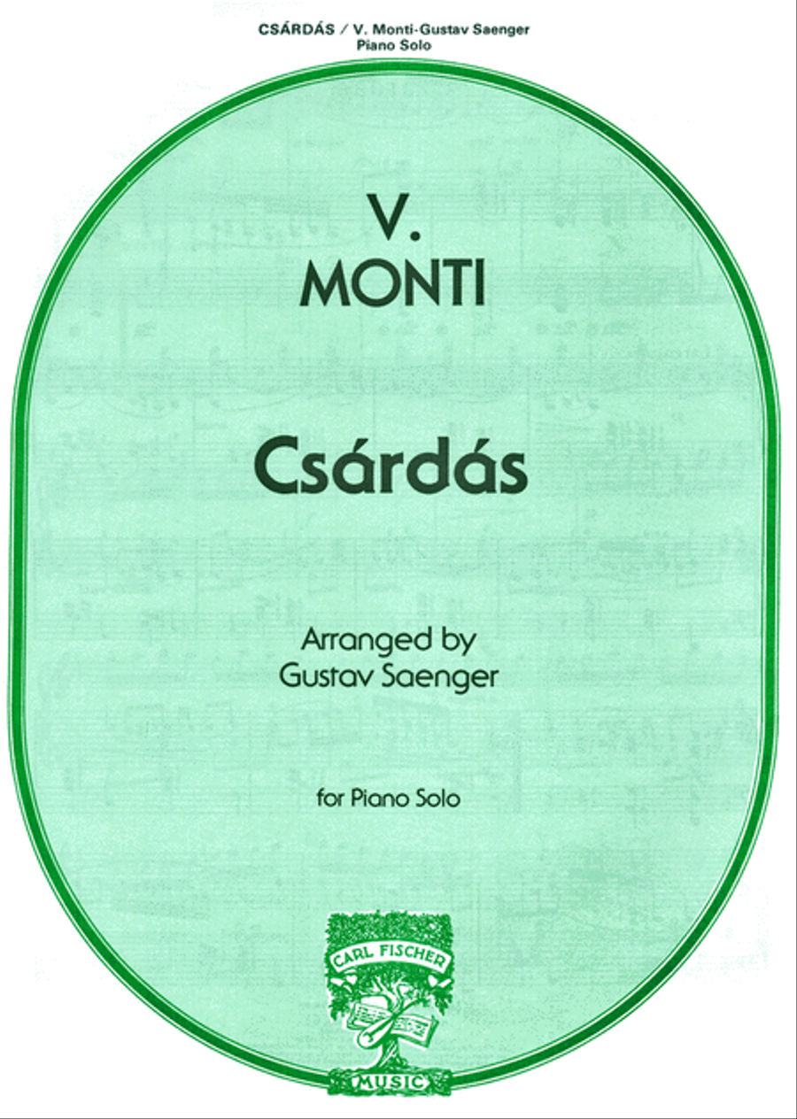 Csardas Csardas Piano Solo scores gallery preview page 1