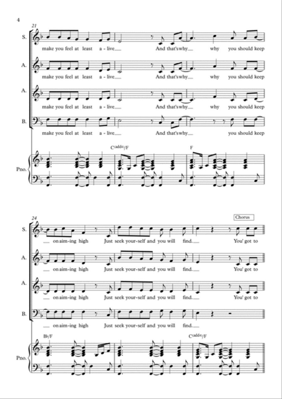 Search For The Hero Choir scores gallery preview page 4