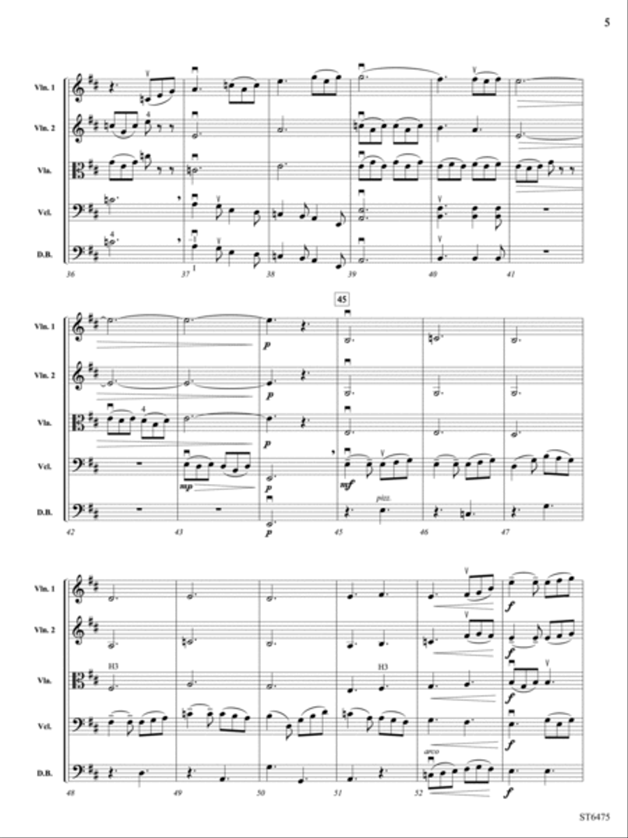 Dynasty: Score Dynasty: Score String Orchestra scores gallery preview page 5