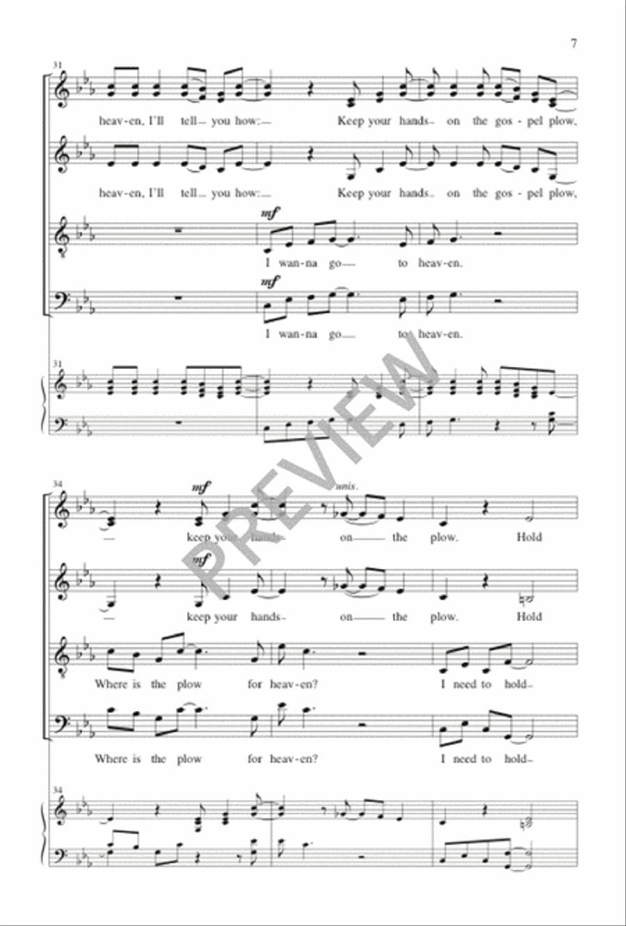 Hold On! Hold On! 4-Part scores gallery preview page 8