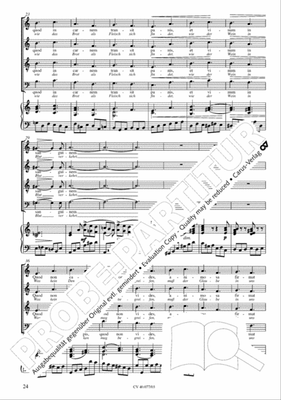 Lauda Sion Lauda Sion 4-Part scores gallery preview page 29
