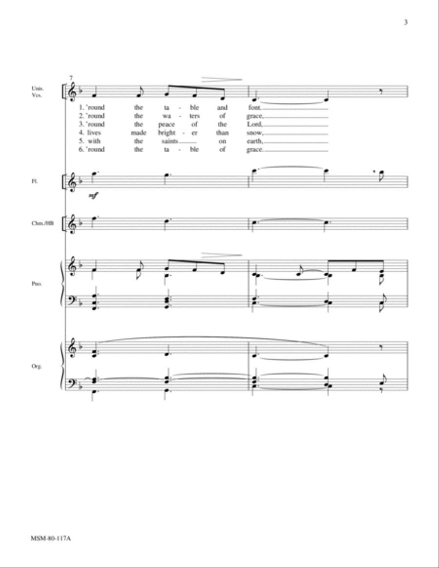 Gathered in God's Name Gathered in God's Name Choir scores gallery preview page 3
