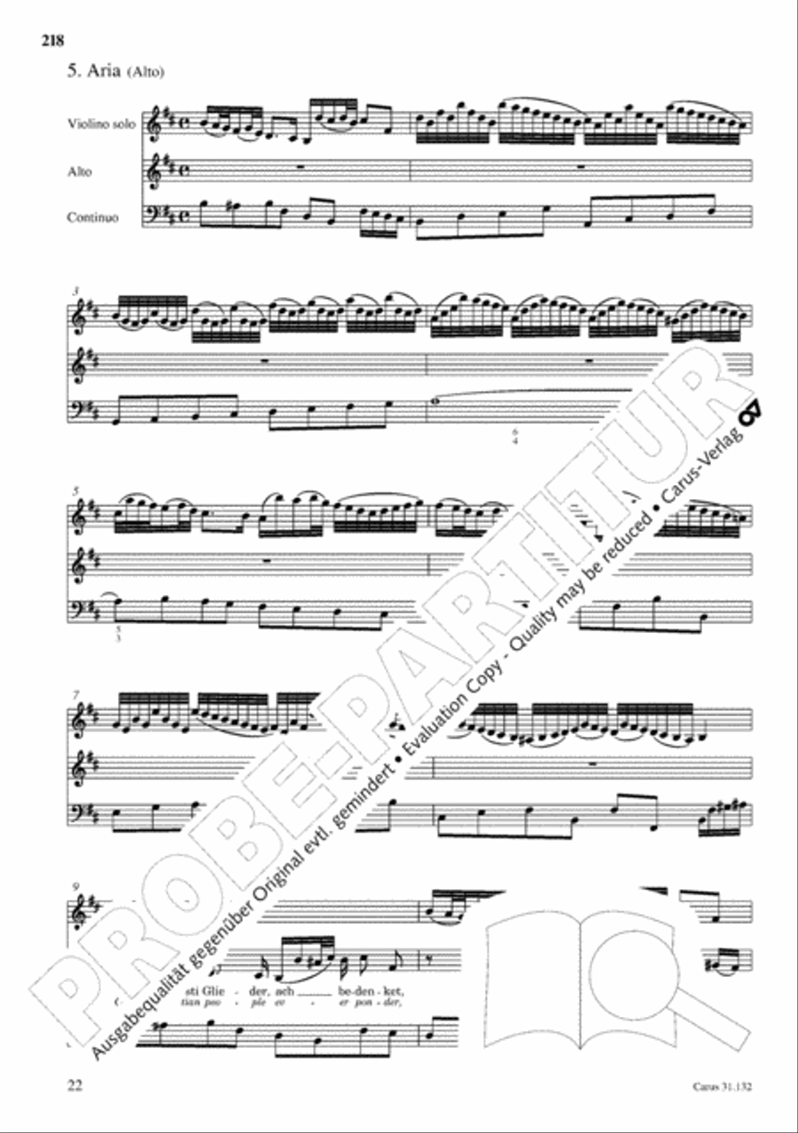 The Complete Sacred Vocal Works (Das geistliche Vokalwerk) Voice scores gallery preview page 219
