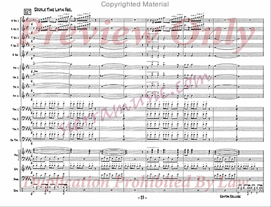 Kenton Kollage Big Band scores gallery preview page 30