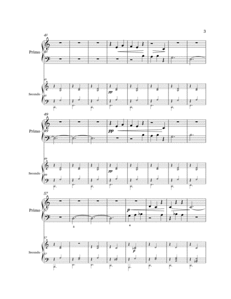 Gymnopédie No. 1 (Piano Duet) image number null