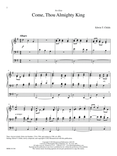 Hymn Portraits: 12 Settings for Organ