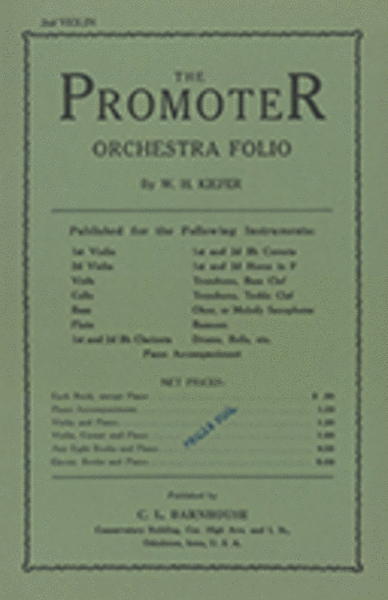 Promoter Orchestra Folio