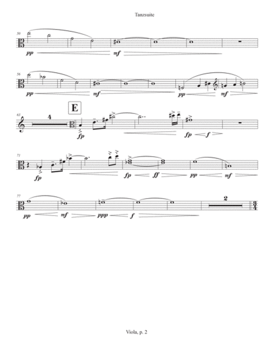 Tanzsuite für E.W.K (2023) viola part