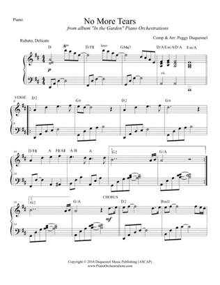 No More Tears (Solo Piano)