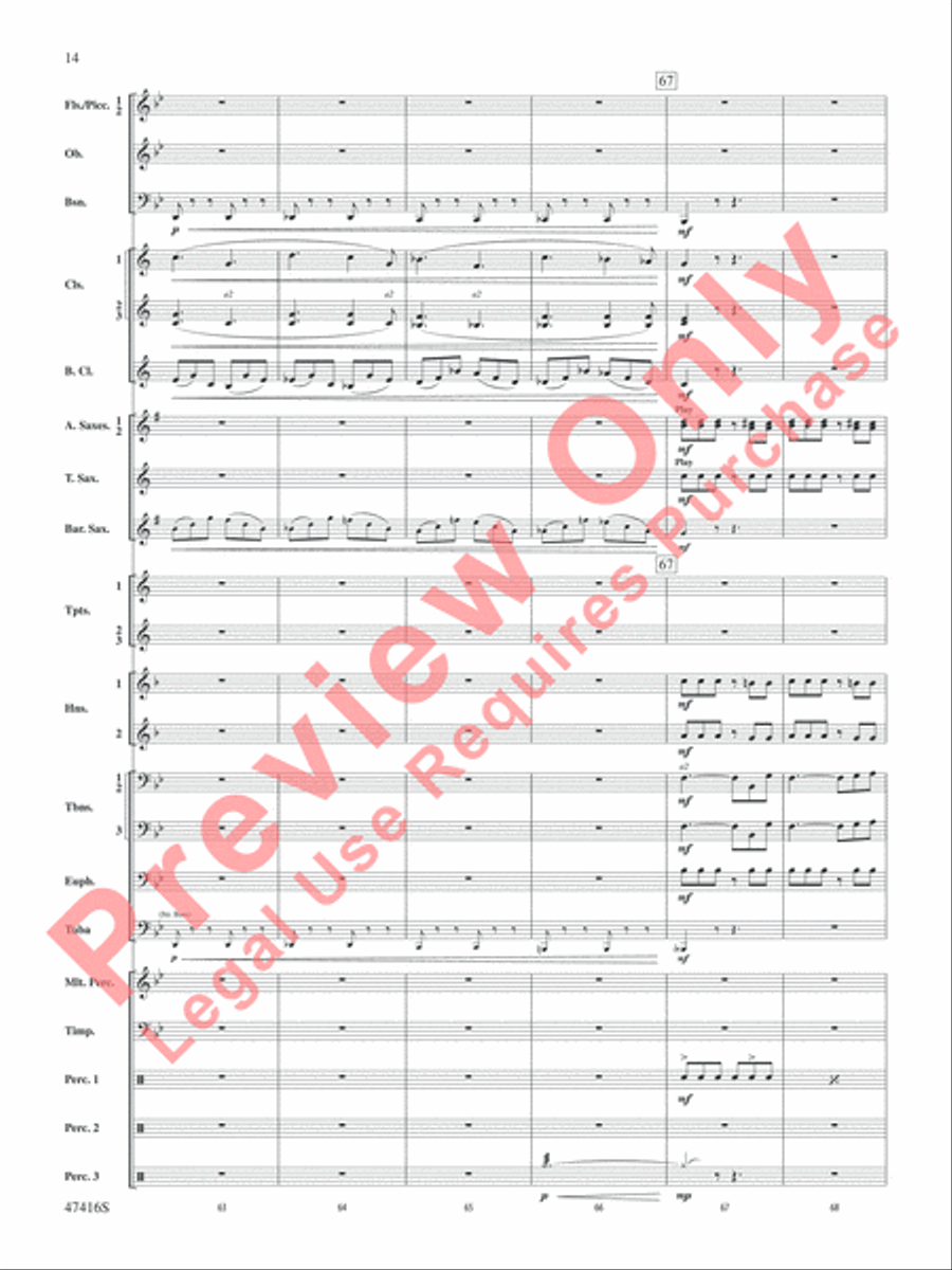 Rogue River Concert Band scores gallery preview page 15
