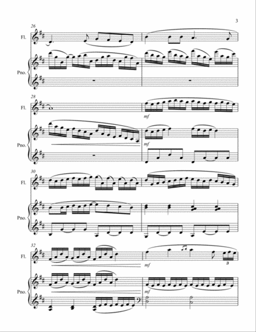As The Deer Woodwind Duet scores gallery preview page 3