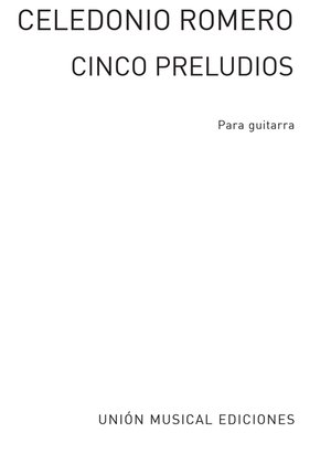 Book cover for Cinco Preludios