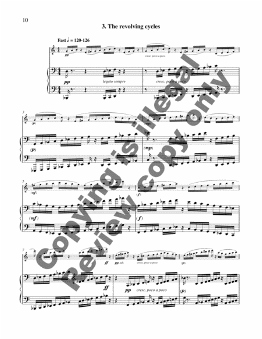 To the Garden the World Alto Saxophone scores gallery preview page 10