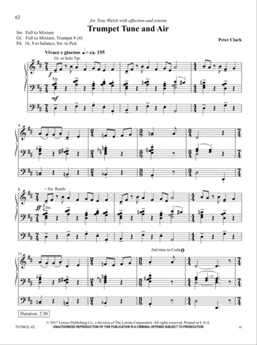 The Sacred Organ Library, Vol. 2 Organ Solo scores gallery preview page 36