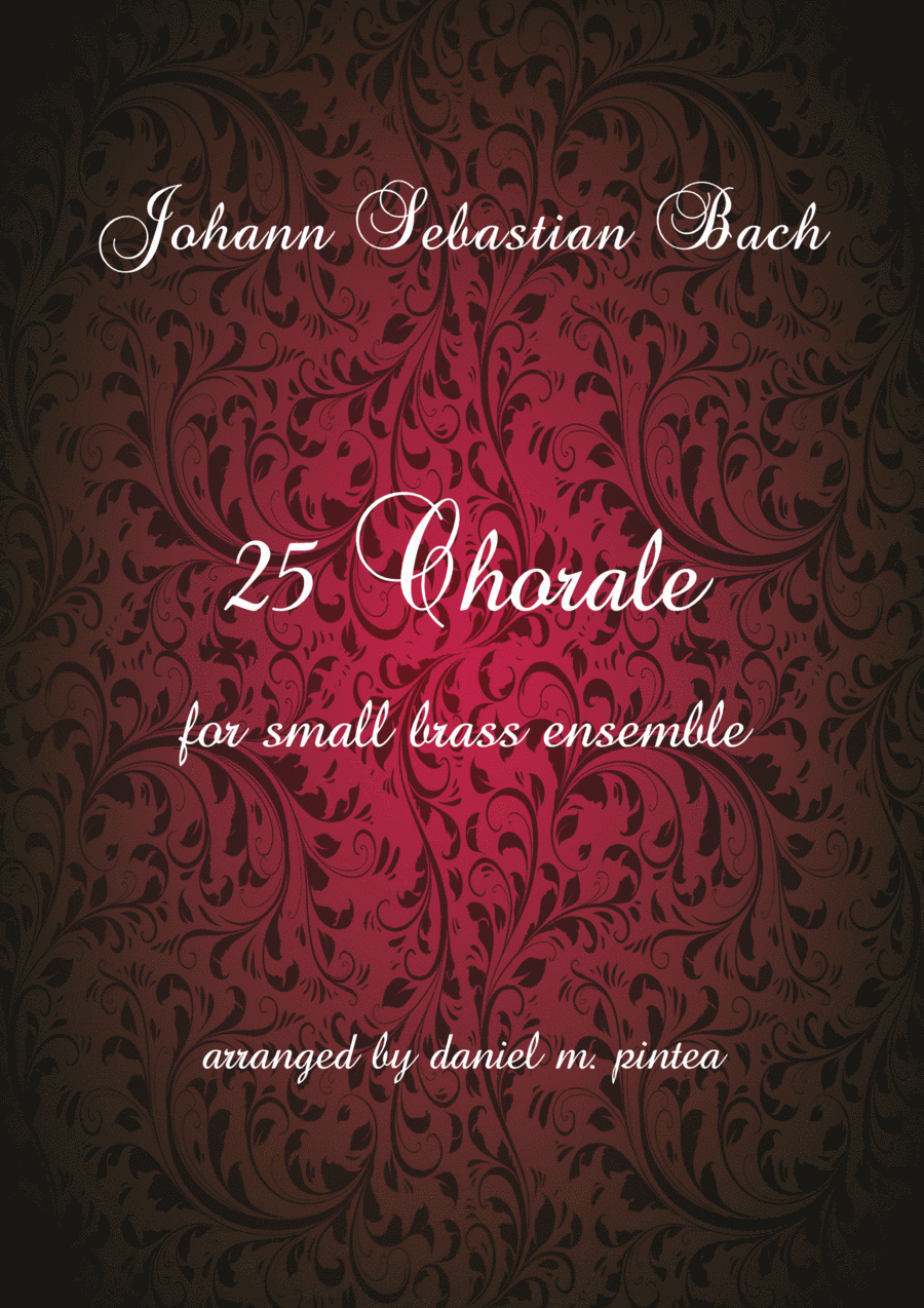 Johann Sebastian Bach 25 Chorale for small brass ensemble Brass Ensemble scores gallery preview page 1
