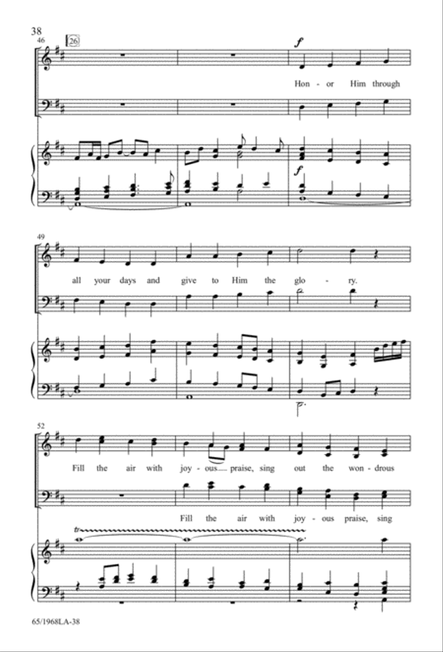 The Word Made Flesh 4-Part scores gallery preview page 40