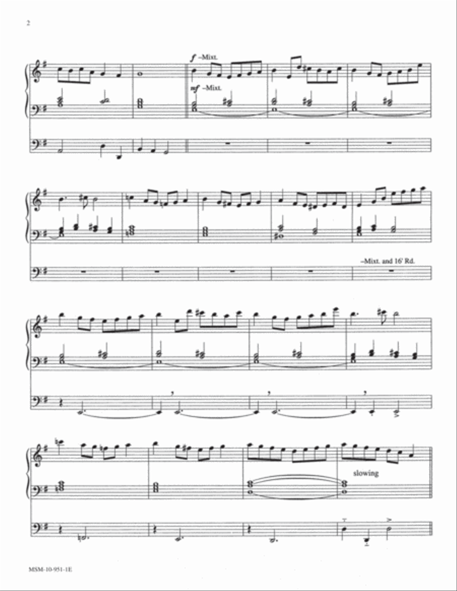 Trumpet Tune in G Trumpet scores gallery preview page 2