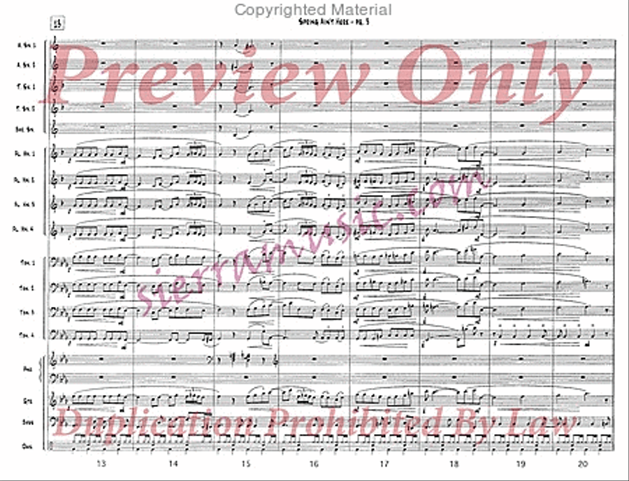 I Can't Stop Loving You Jazz Ensemble scores gallery preview page 4