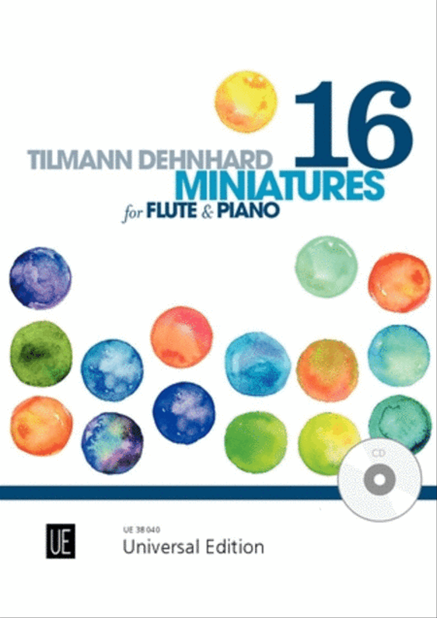 16 Miniatures for Flute & Piano Chamber Music scores gallery preview page 1