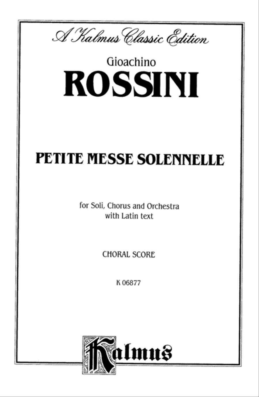 Petite Messe Solennelle 4-Part scores gallery preview page 2
