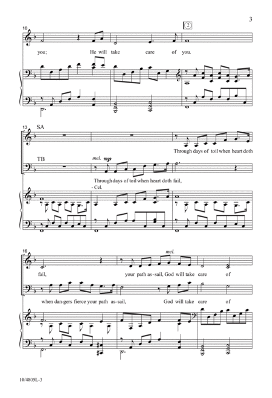 God Is All You Need God Is All You Need 4-Part scores gallery preview page 3