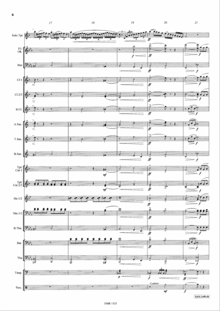 Konzertstuck No. 2 Concert Band scores gallery preview page 7