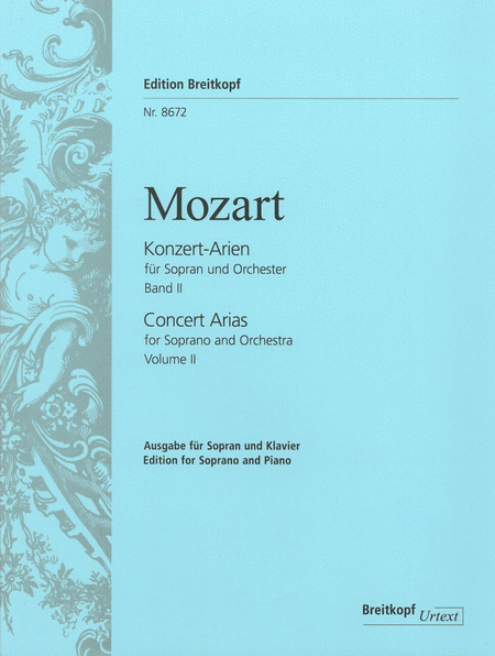 Wolfgang Amadeus Mozart : Konzertarien fur Sopran Bd. 2