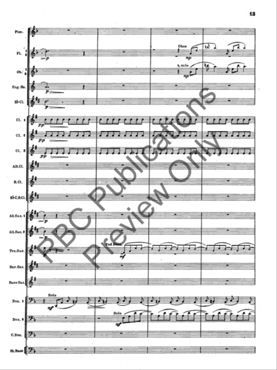 Overture For Woodwinds Overture For Woodwinds Score scores gallery preview page 16