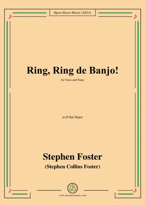 S. Foster-Ring,Ring de Banjo!,in D flat Major