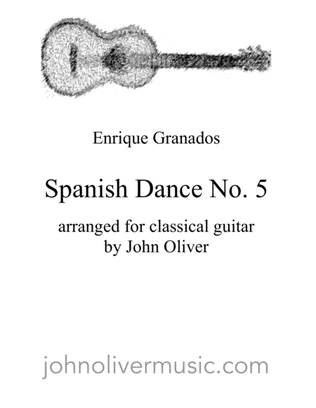 Spanish Dance Nr. 5 for classical guitar