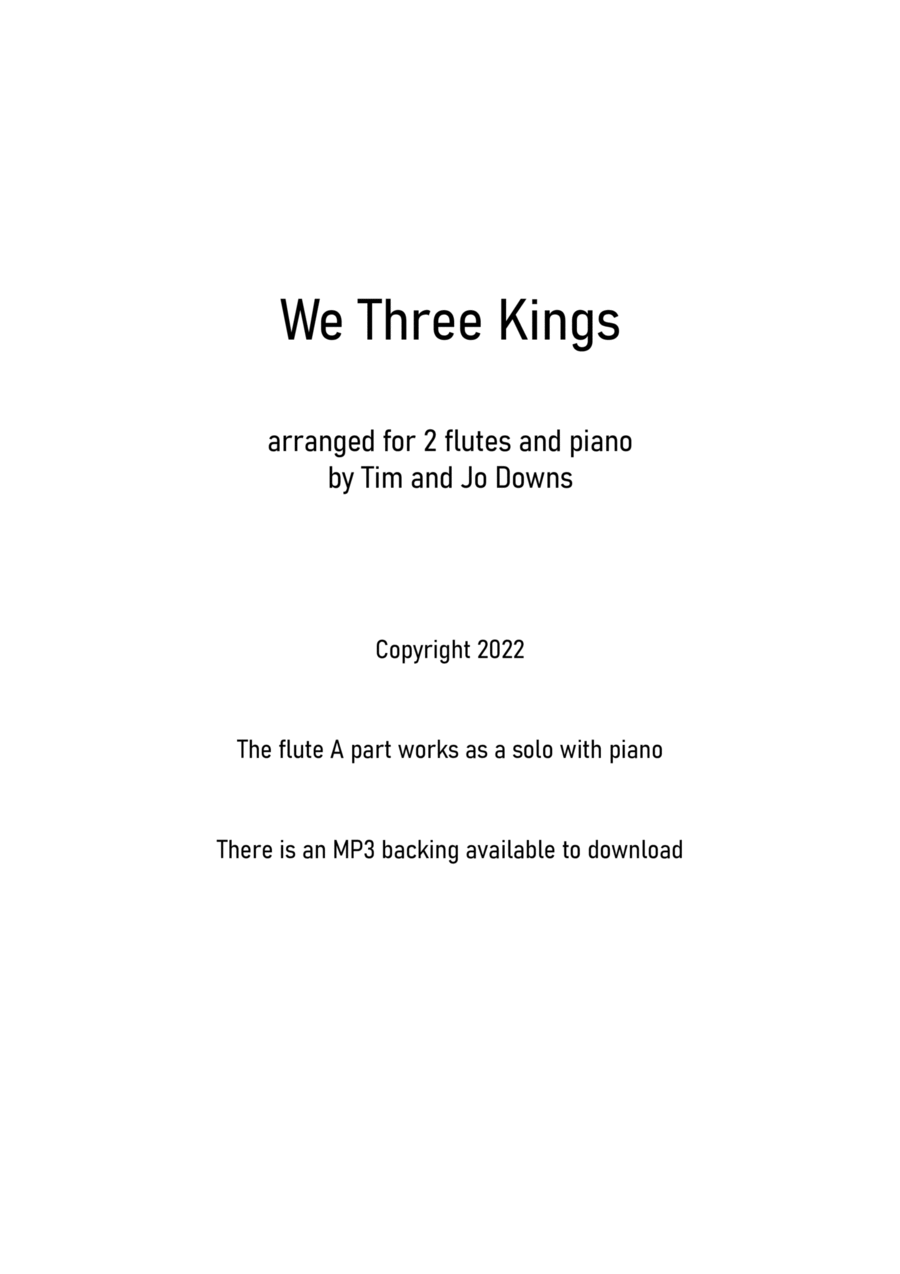 We Three Kings Woodwind Duet scores gallery preview page 1