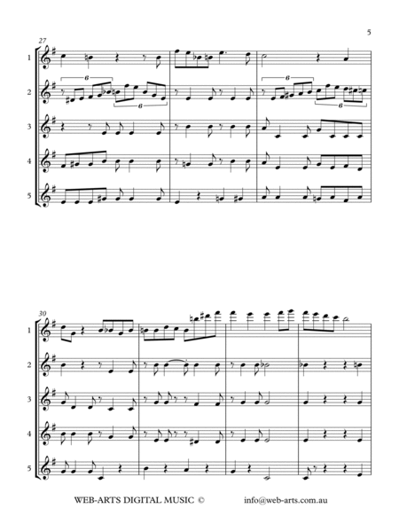 LENSKY's ARIA from Eugene Onegin for 4 flutes - TSCHAIKOVSKY + image number null