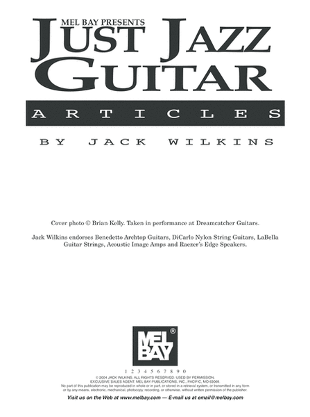 Just Jazz Guitar Articles
