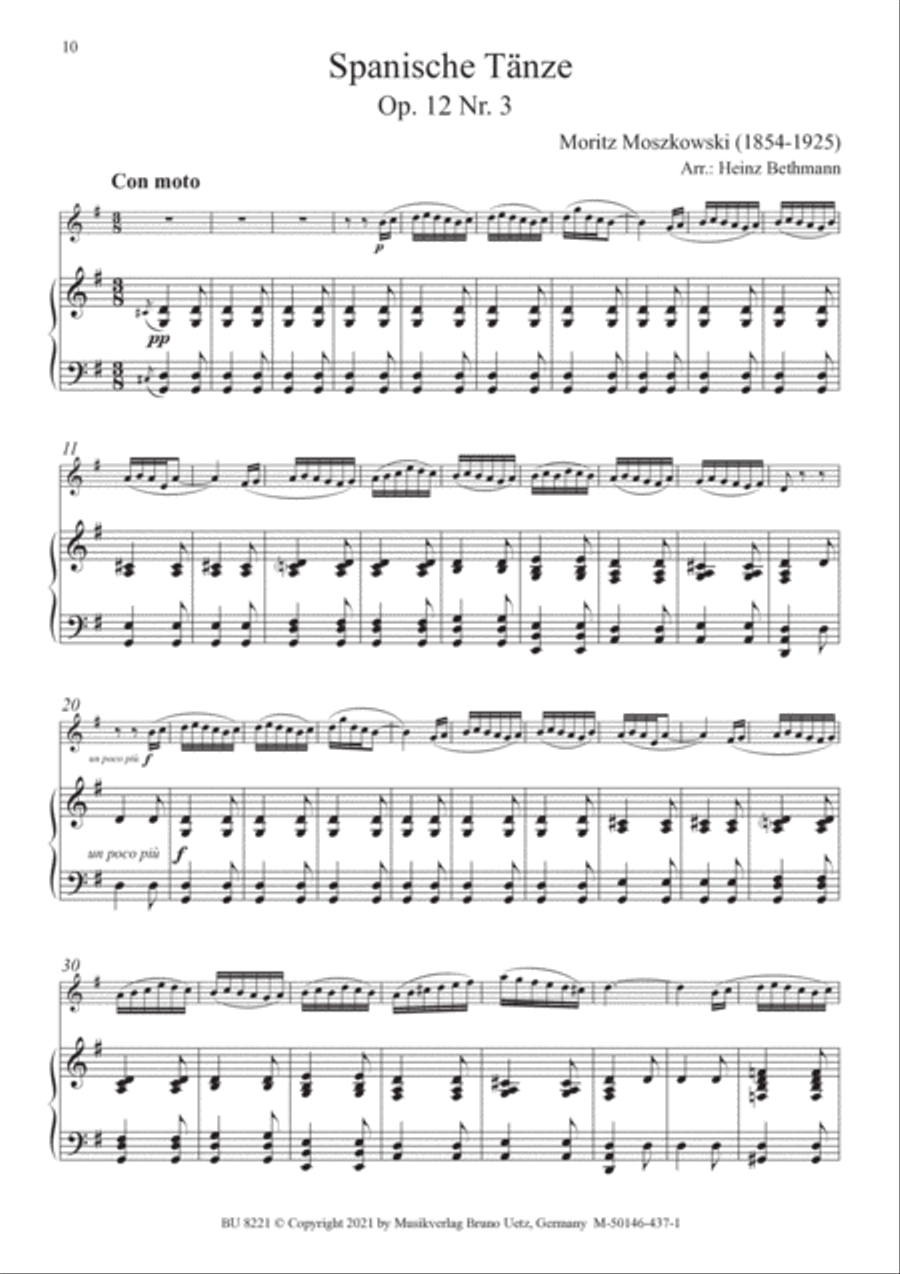Spanish Dances Spanish Dances Double Bass scores gallery preview page 5