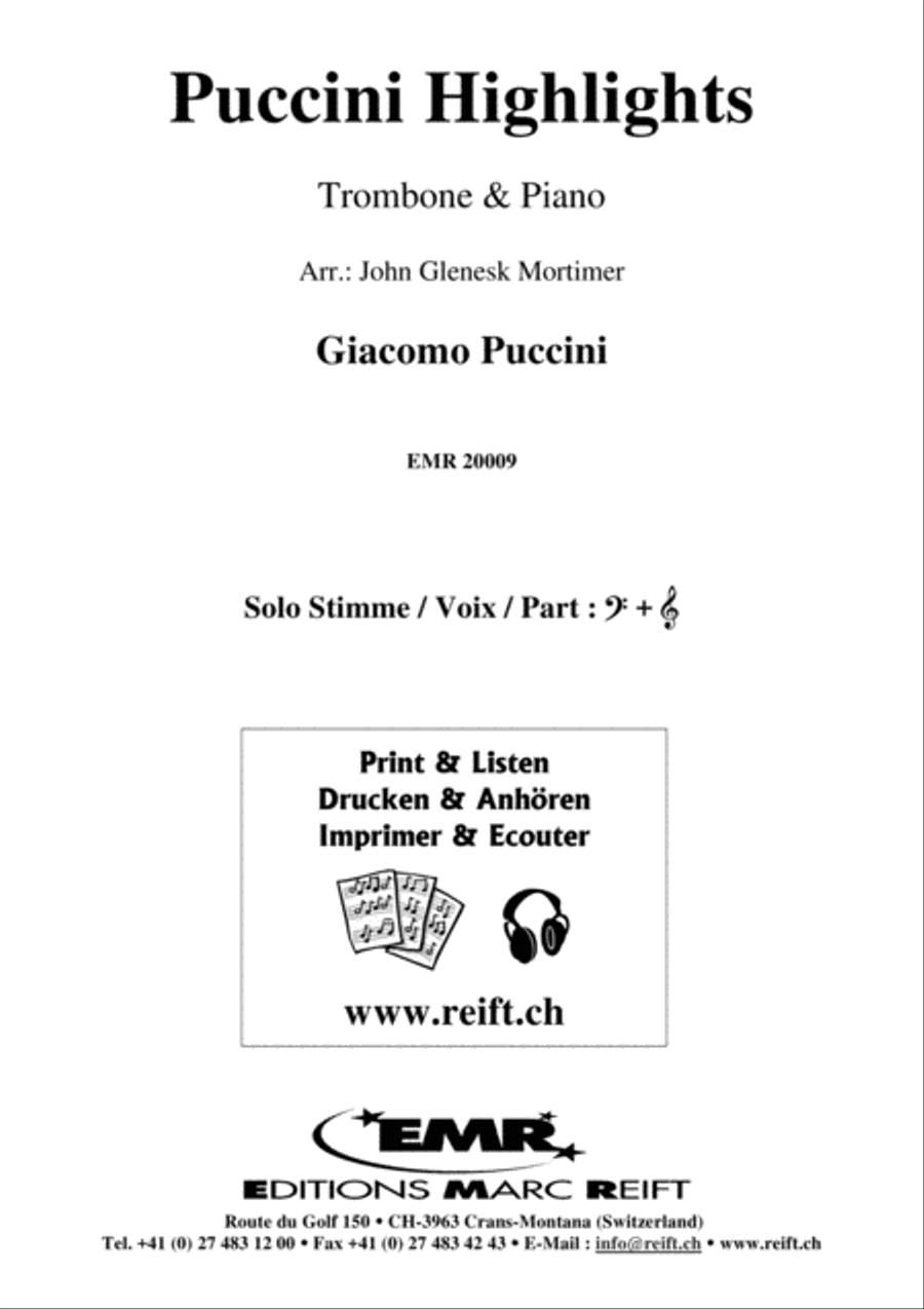 Puccini Highlights Piano Accompaniment scores gallery preview page 2