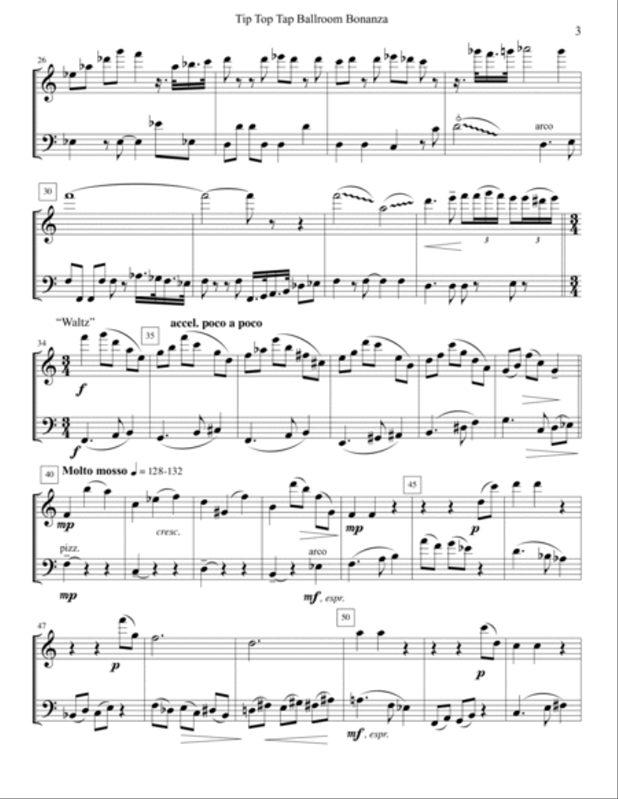Tip Top Tap Ballroom Bonanza for Flute and Contrabass Flute scores gallery preview page 5