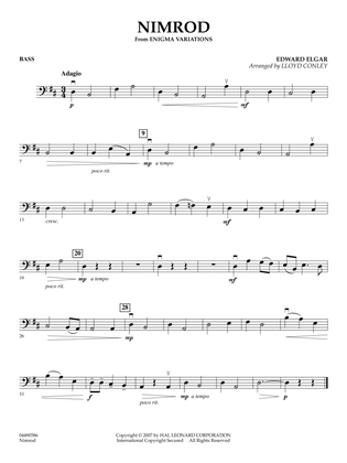 Nimrod (from Enigma Variations) (arr. Lloyd Conley) - Bass