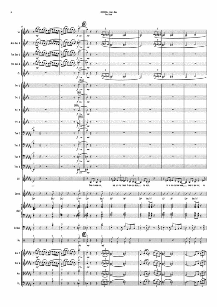 Santa Baby Large Ensemble scores gallery preview page 6