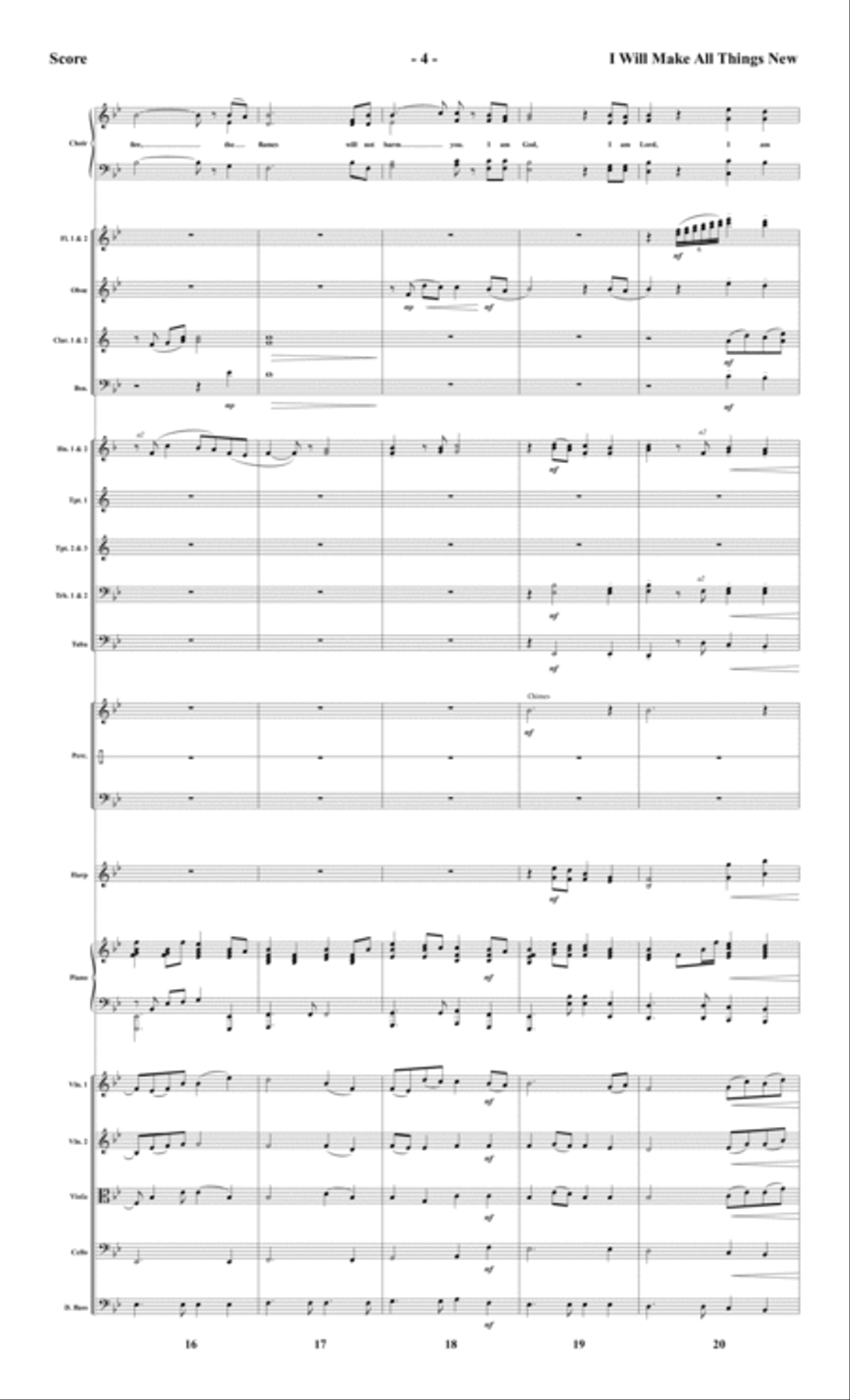 I Will Make All Things New - Orchestral Score and CD with Printable Parts Choir scores gallery preview page 6