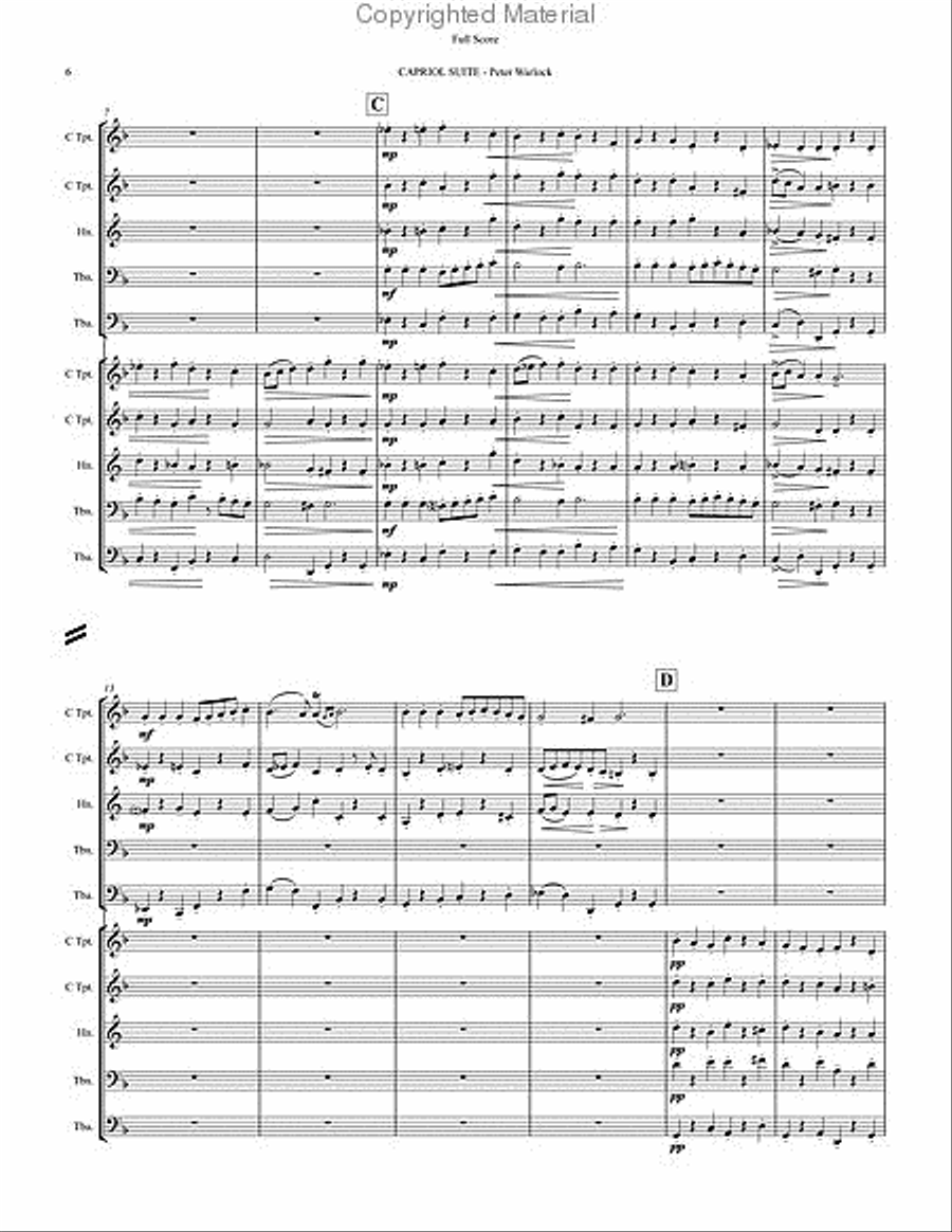Capriol Suite Score scores gallery preview page 5