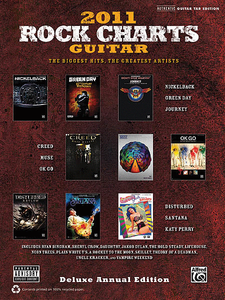Rock Charts Guitar 2011 - Deluxe Annual Edition
