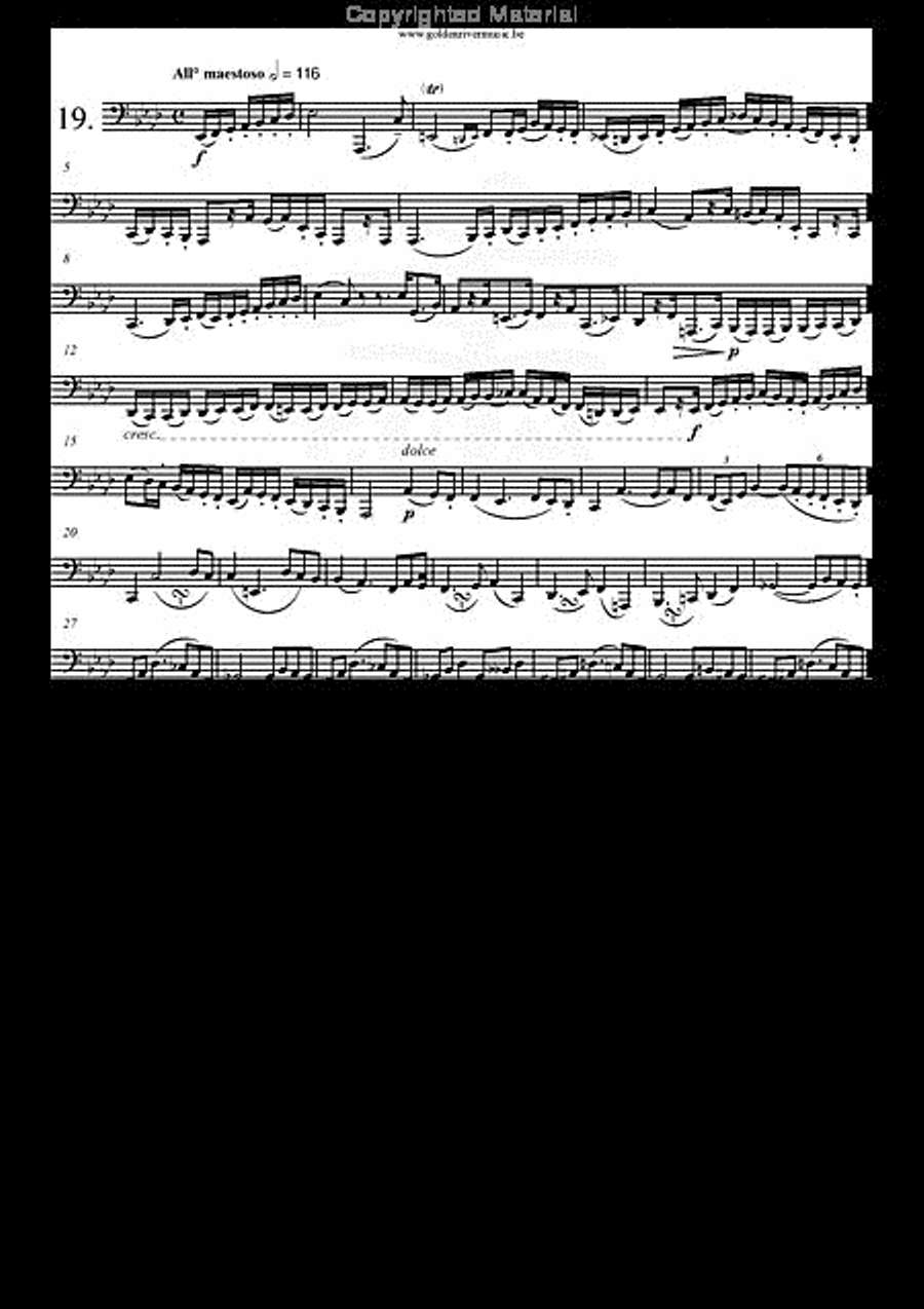 30 Etudes op. 13 Tuba scores gallery preview page 20